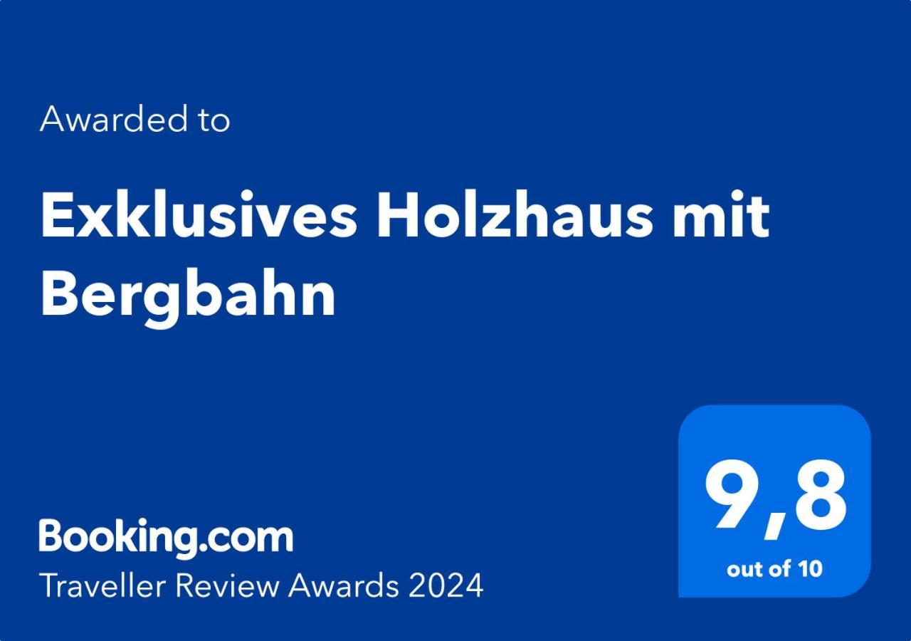 Villa Exklusives Holzhaus Mit Bergbahn - Baden-Baden Im Schwarzwald Exterior foto